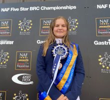 Isabel H at the British Dressage Championships