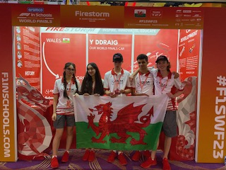 Team Firestorm at the F1 in Schools World Finals in Singapore