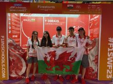 Team Firestorm at the F1 in Schools World Finals in Singapore