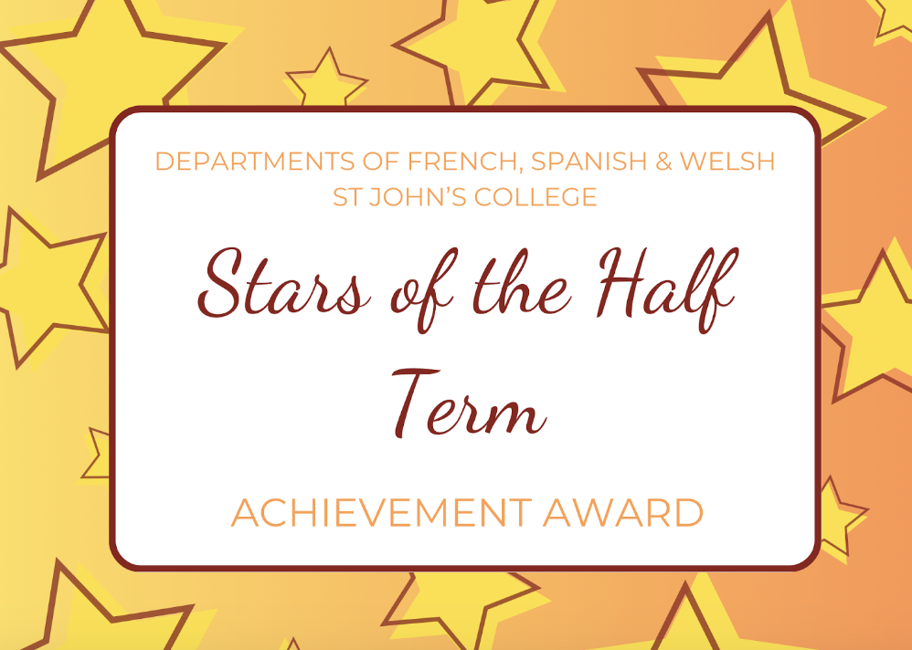 Language Stars of the Half-Term!